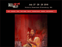 Tablet Screenshot of jazzinthevalley.com